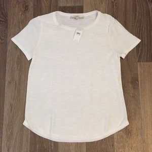 White Loft short sleeve top NWT
